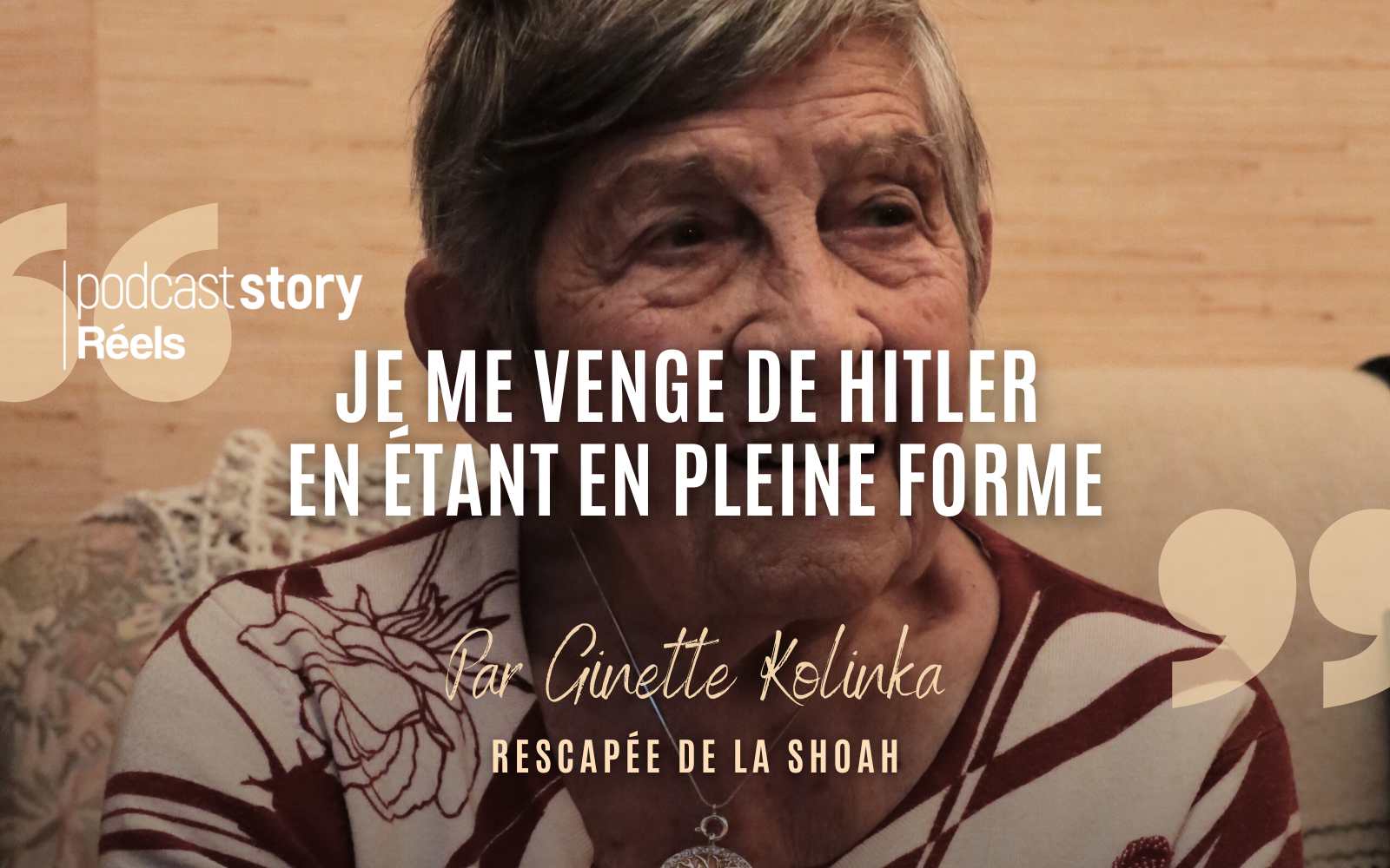 JE ME VENGE DE HITLER EN ÉTANT EN PLEINE FORME – Par Ginette Kolinka, rescapée de la Shoah